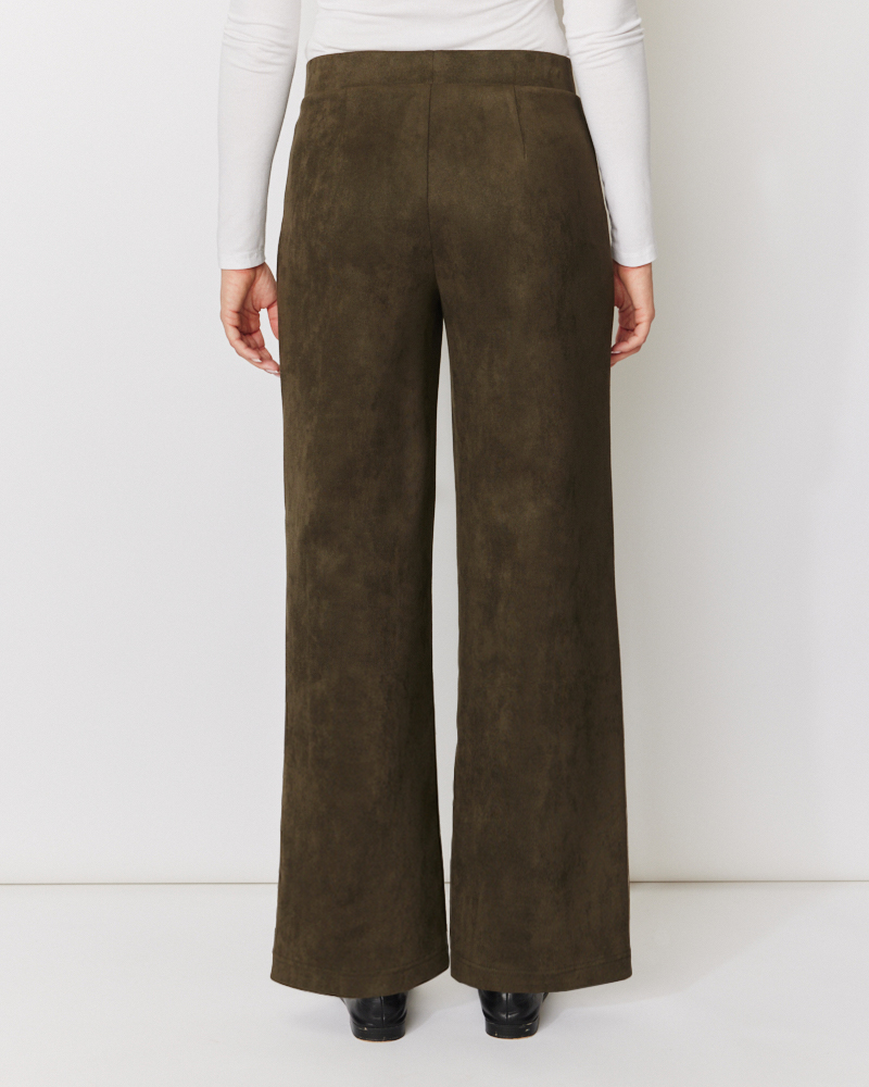 Veloursleder-Imitat-Hose N von BLUEBEERY