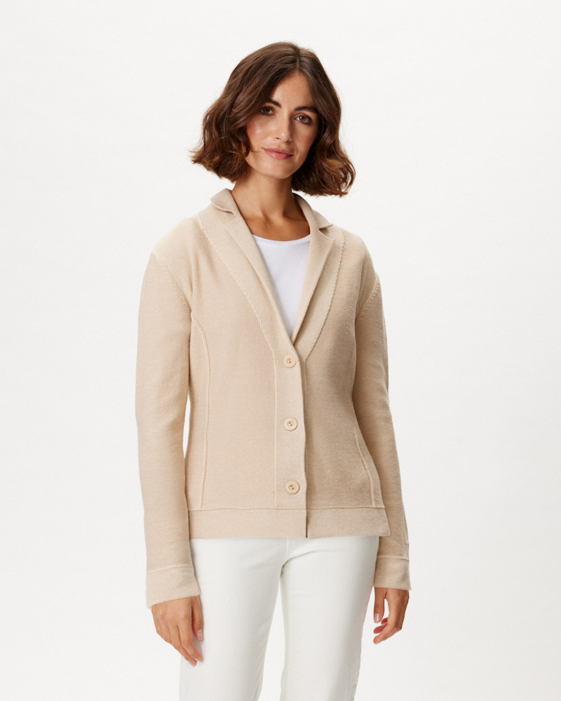 STRICKBLAZER IN ZWEI FARBEN