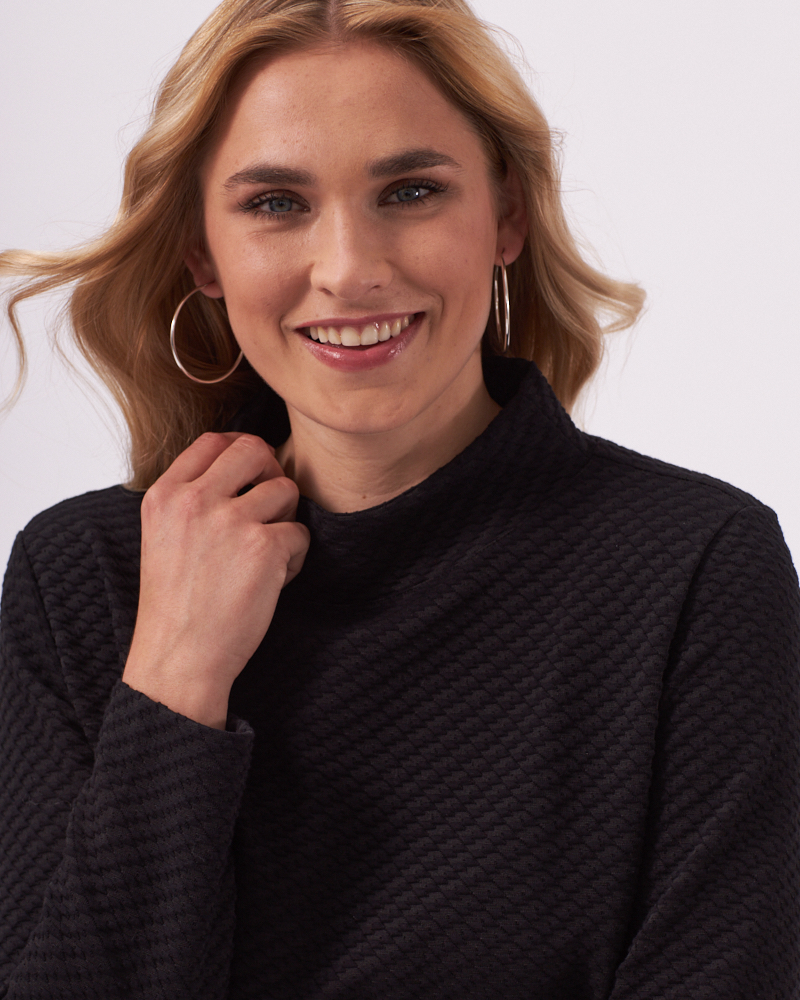 SWEATSHIRT MIT STEHBUND