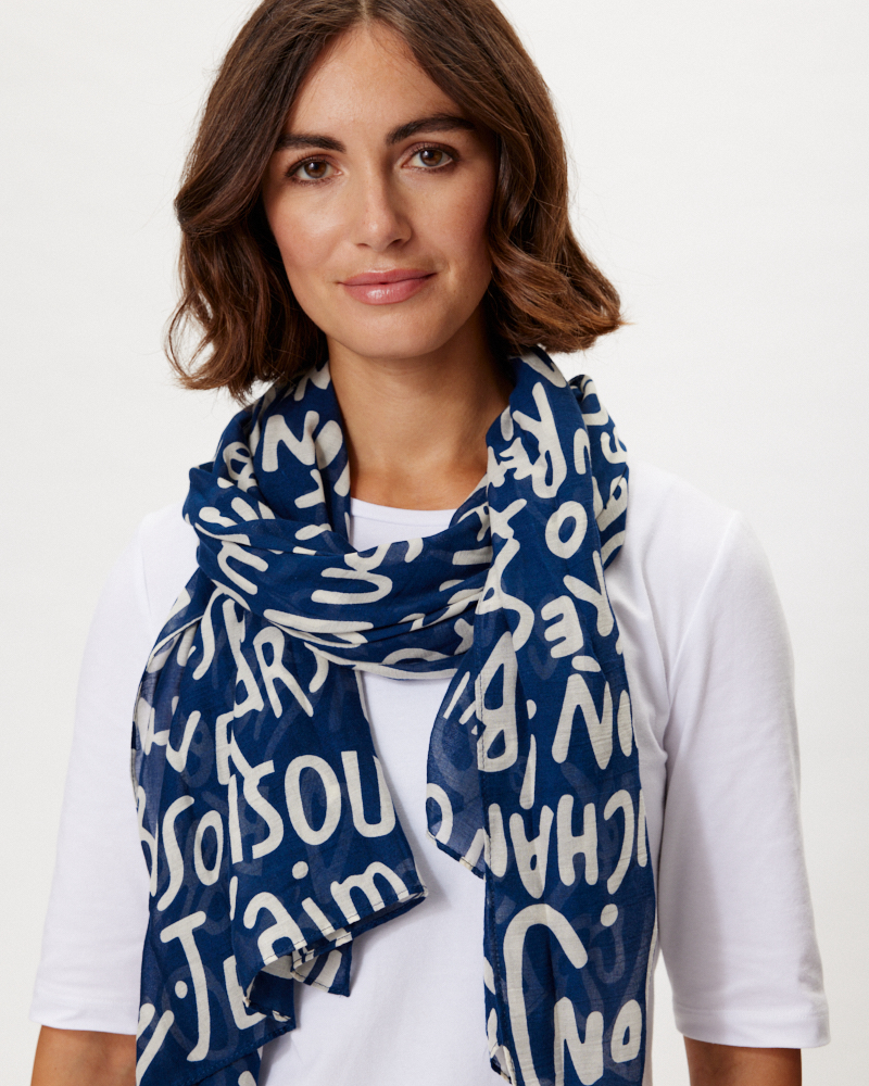 BUCHSTABEN-SCHAL VON CODELLO