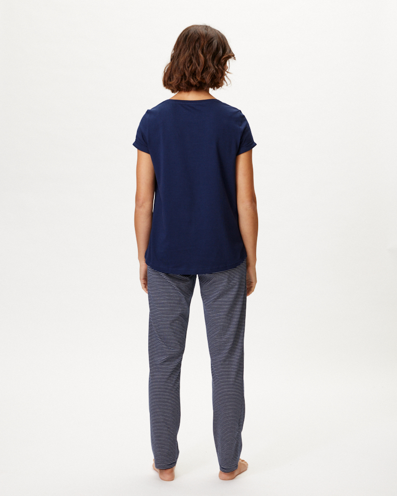 PYJAMA MIT STREIFENHOSE N