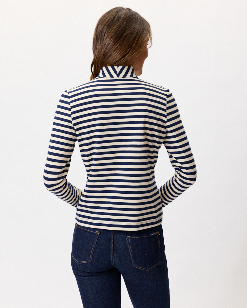 JERSEYSHIRT MIT STREIFEN