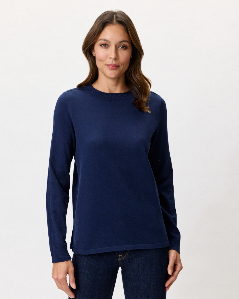 FEINSTRICKPULLI MIT STEHKRAGEN