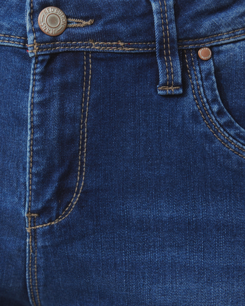 JEANS K VON RED BUTTON