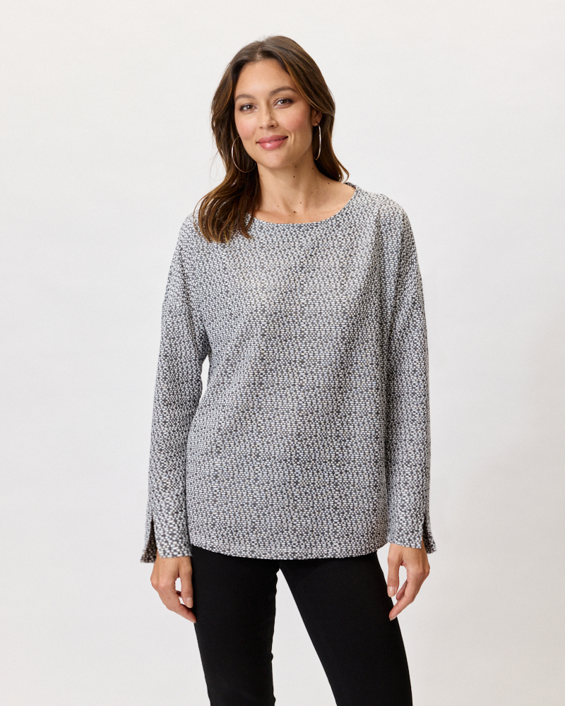 STRUKTURIERTES SWEATSHIRT