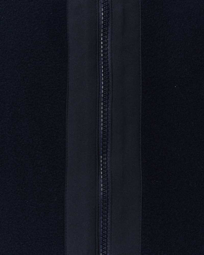 Fleecejacke mit Stehkragen