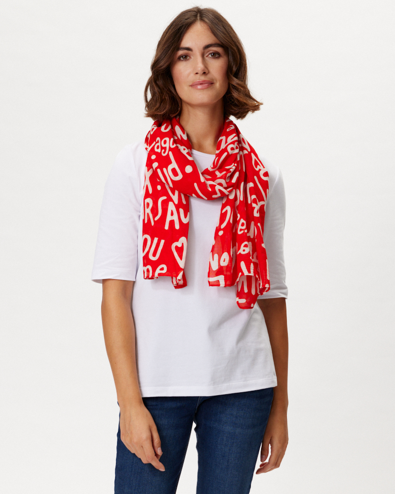 BUCHSTABEN-SCHAL VON CODELLO