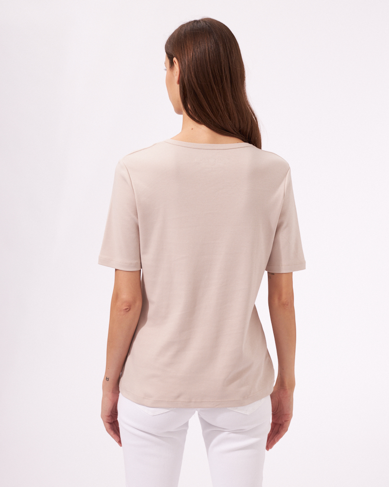 BASIC-SHIRT AUS BAUMWOLLE