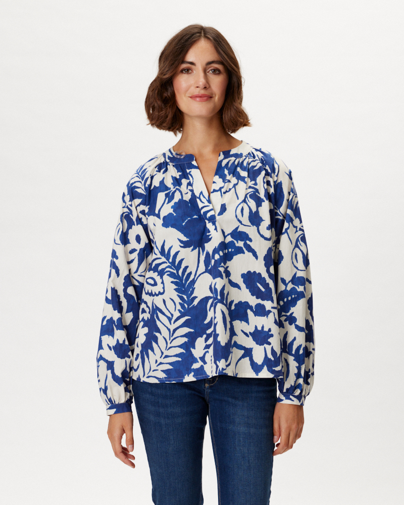FLORALE TUNIKABLUSE VON BLUEBEERY