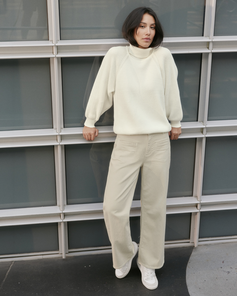 Wide-Leg-Jeans L von BLUEFIRE