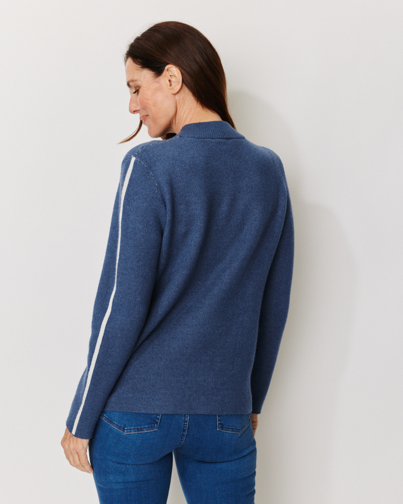 Stehkragen-Feinstrickpulli von NAVIGAZIONE