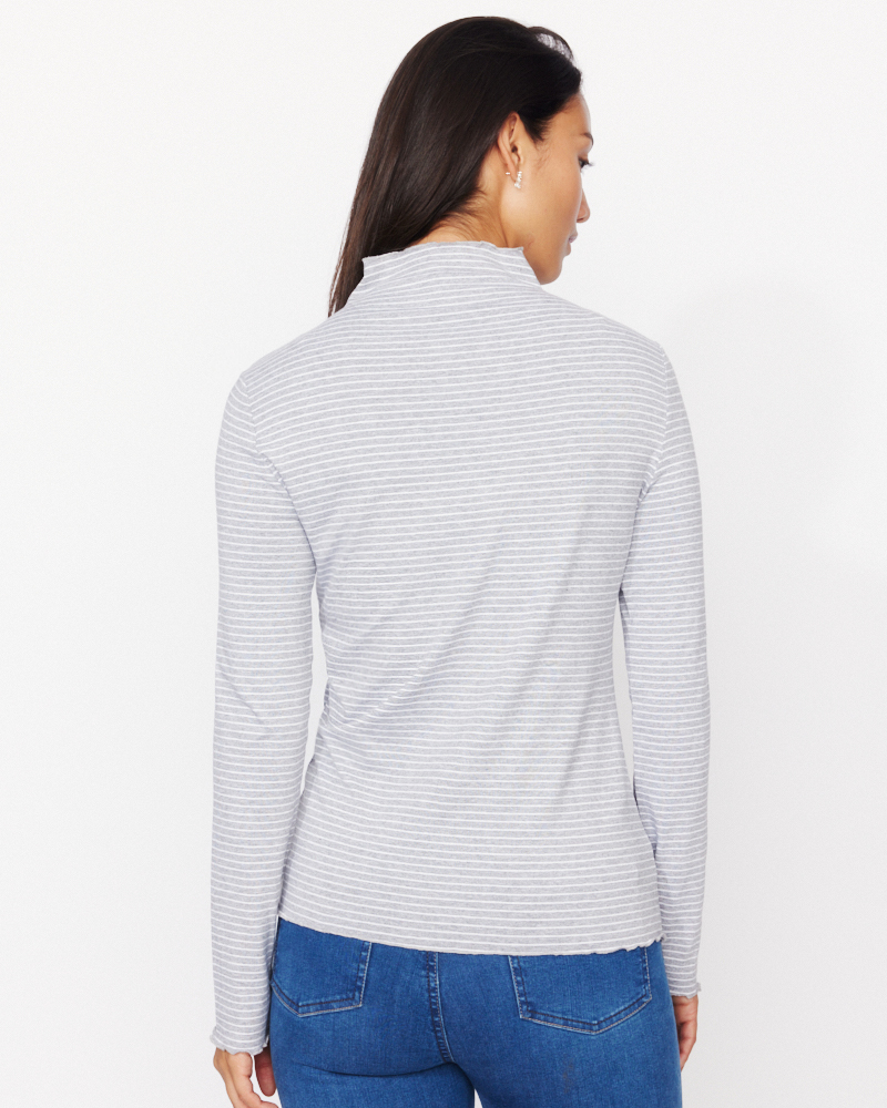 Streifen-Langarmshirt
