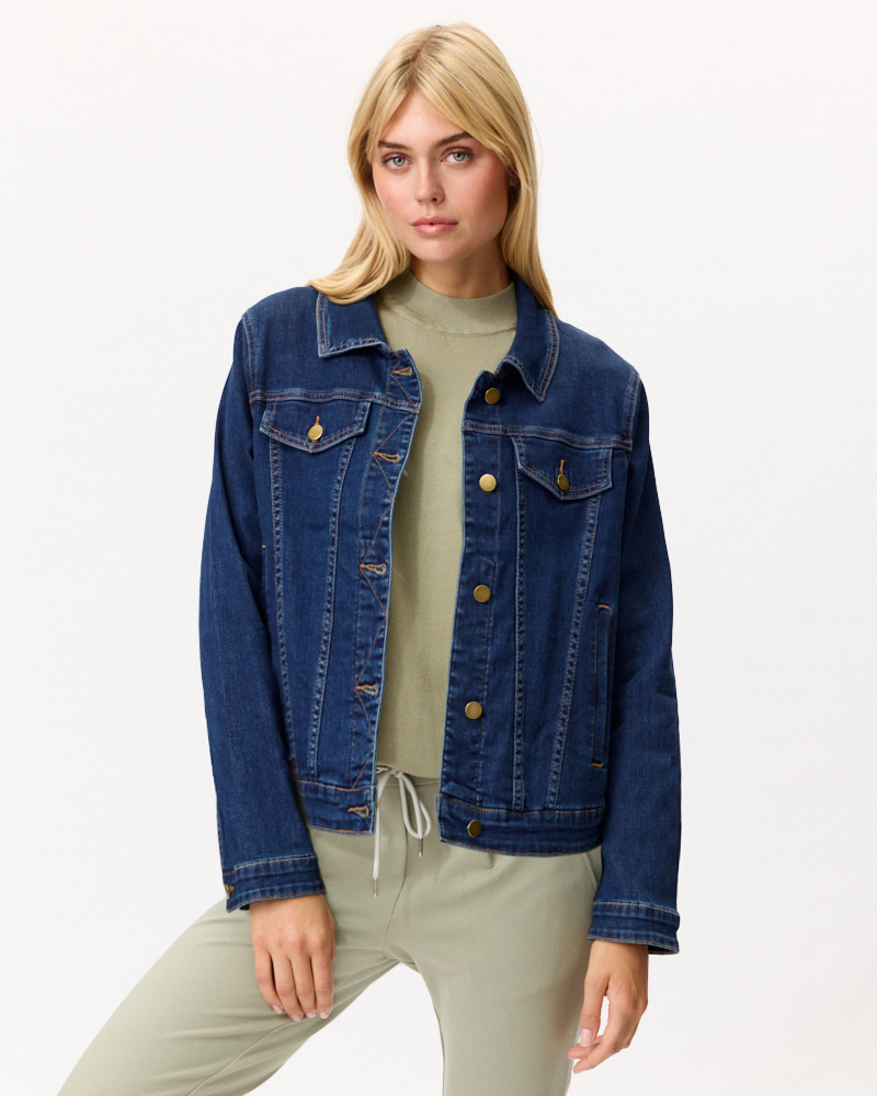 LÄSSIGE JEANSJACKE VON GOZZIP