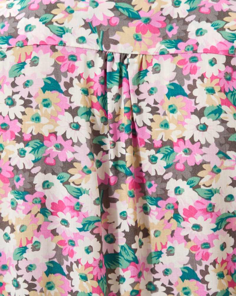 FLORALE VISKOSEBLUSE