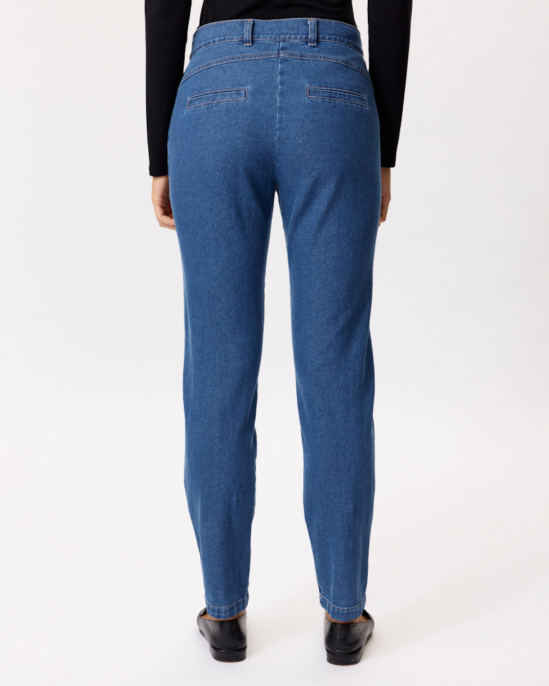 Baumwoll-Jeans L in Chinoform