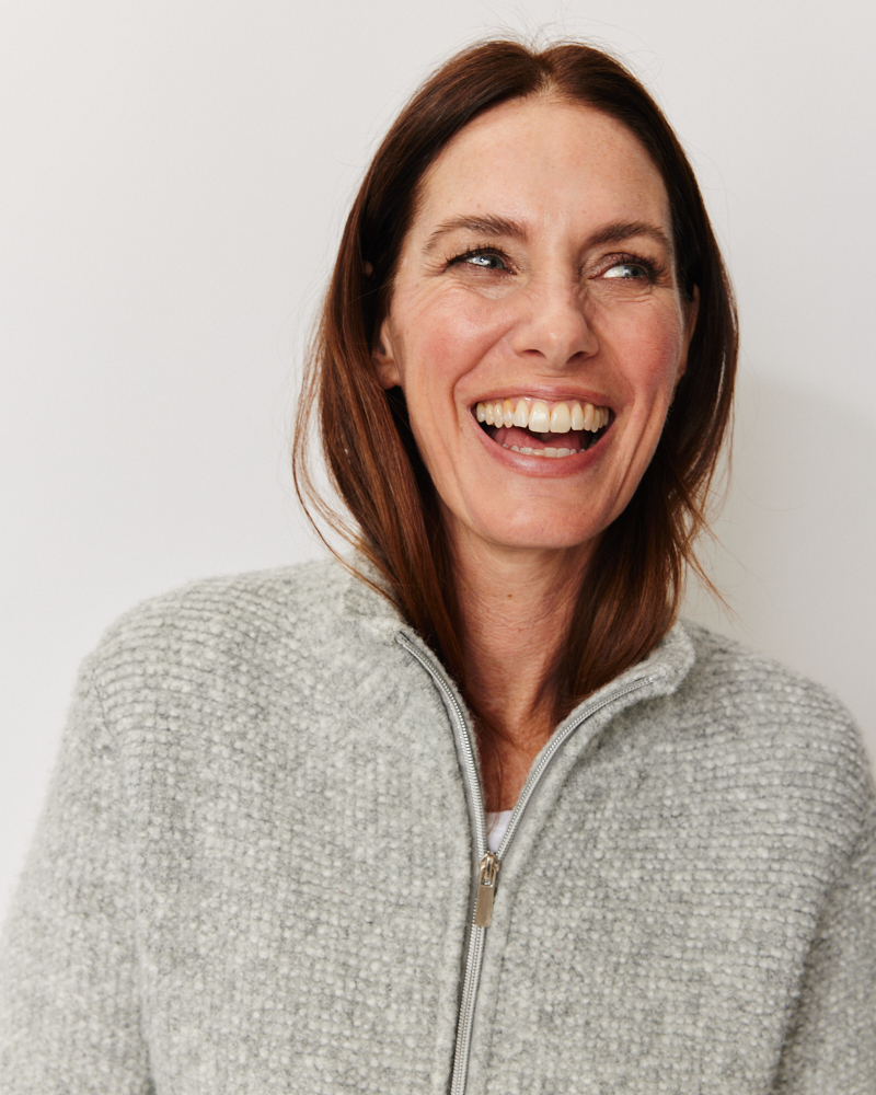 Strickjacke mit Stehkragen von NAVIGAZIONE