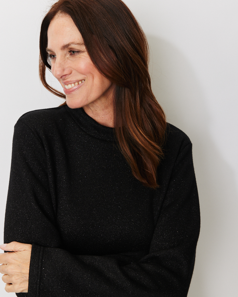 Festlicher Glitzer-Pulli