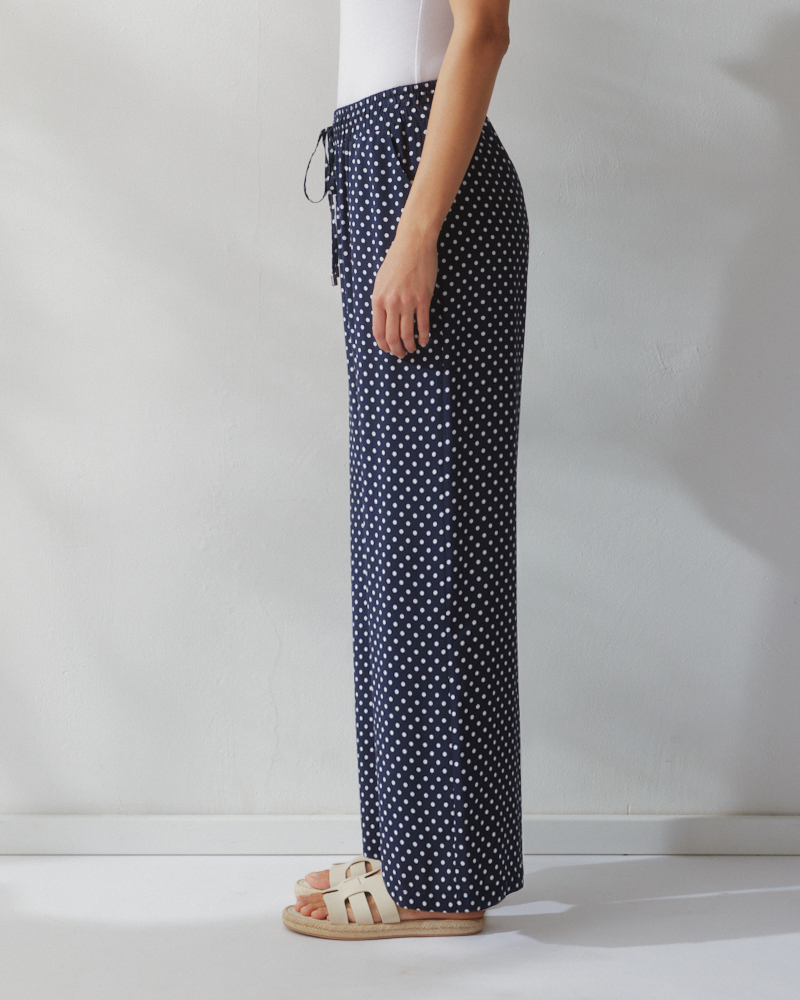 PALAZZOHOSE N MIT PUNKTEN
