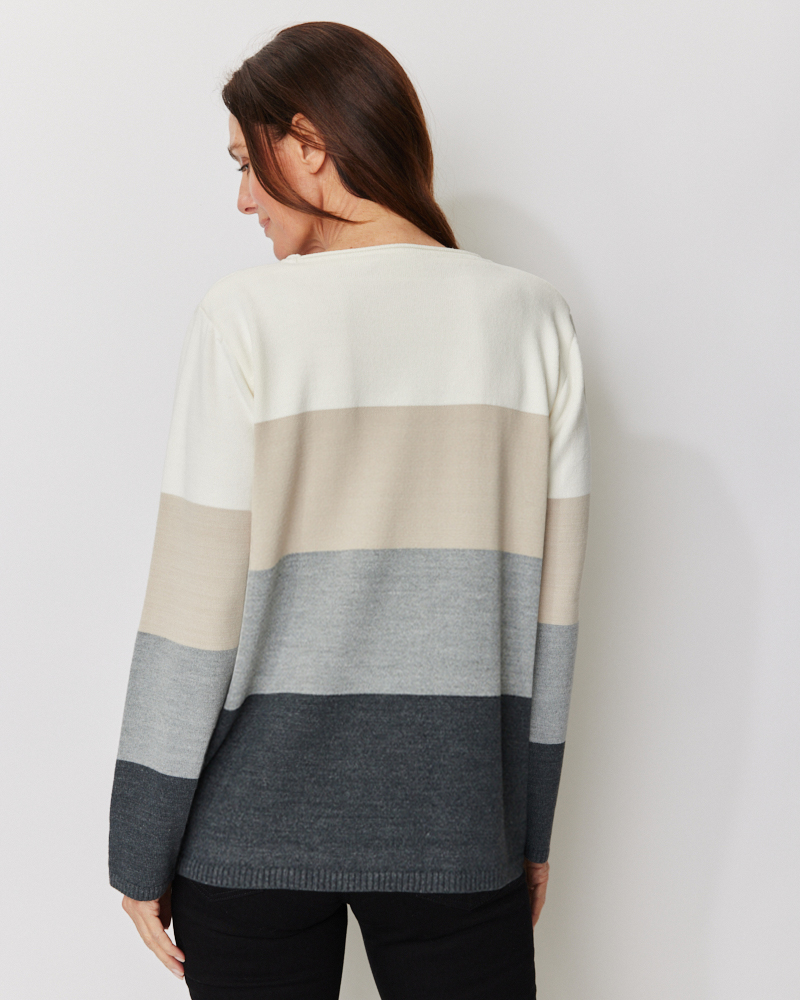 Pulli mit Blockstreifen von SER