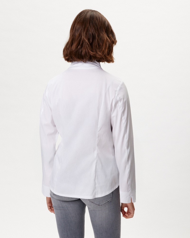 KELCHKRAGEN-BLUSE VON C.C.LUKE