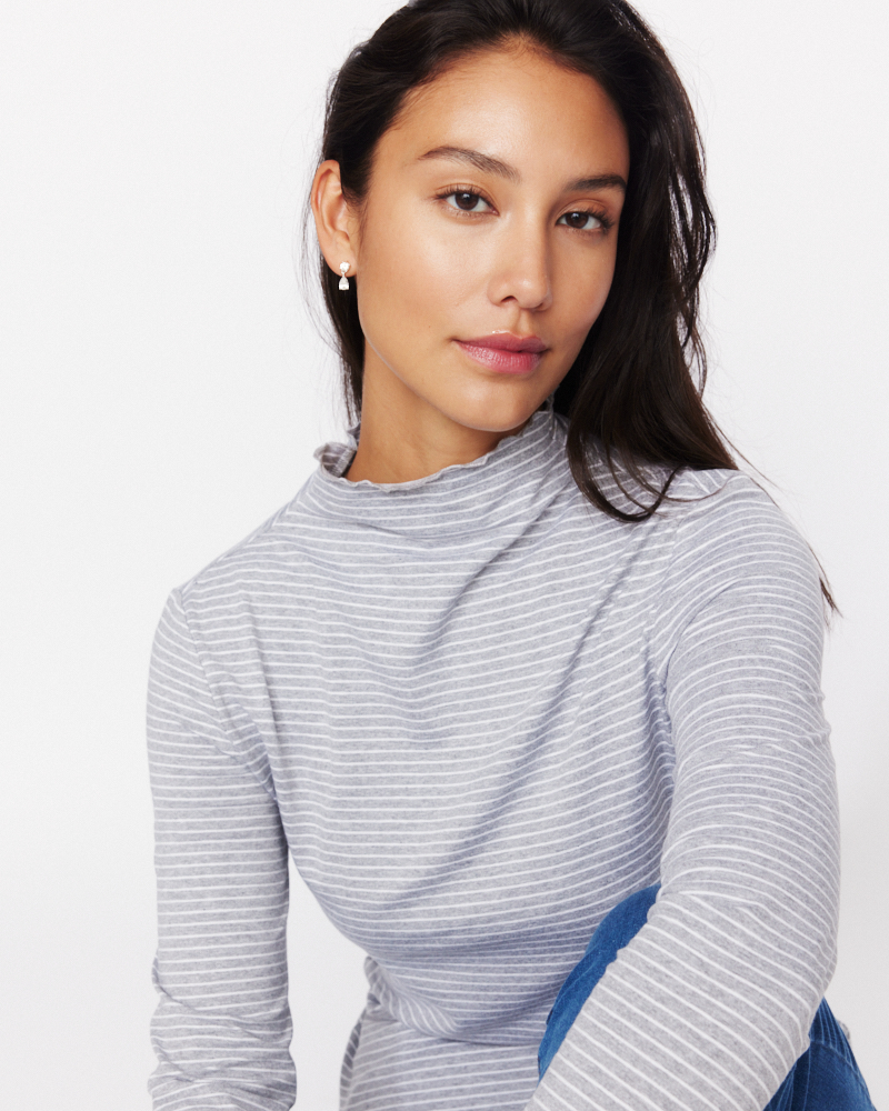 Streifen-Langarmshirt