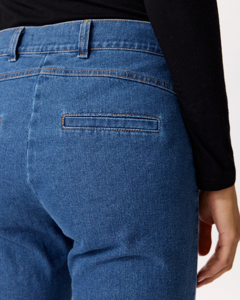 Baumwoll-Jeans L in Chinoform