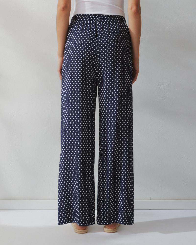 PALAZZOHOSE N MIT PUNKTEN