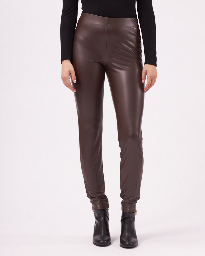 FAKE-LEDER-LEGGINGS N