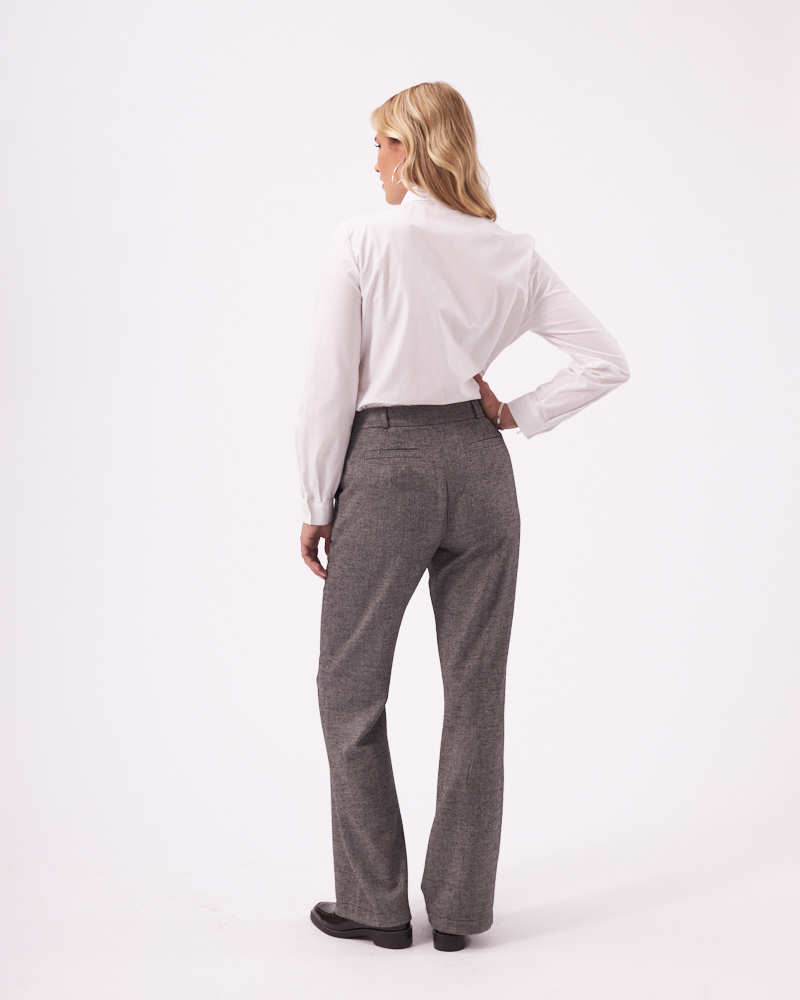 ANZUGHOSE N IN FLANELL-OPTIK