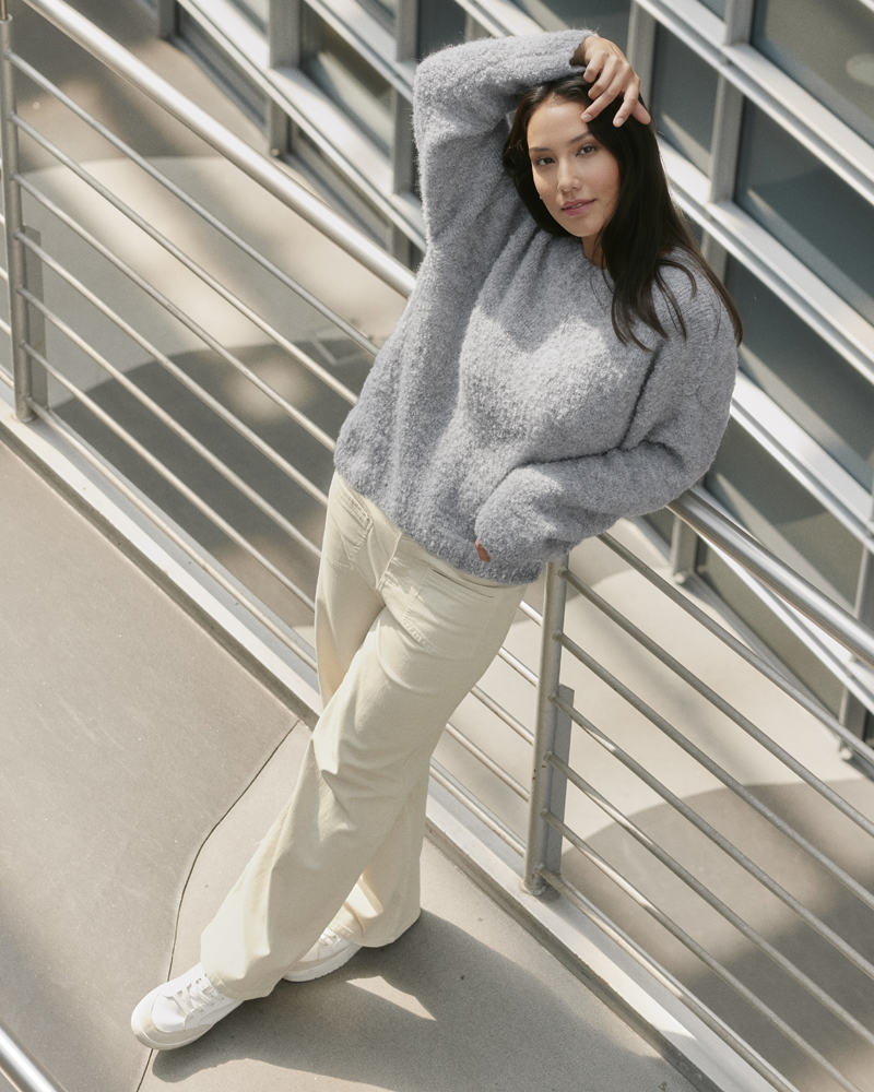 Wide-Leg-Jeans L von BLUEFIRE