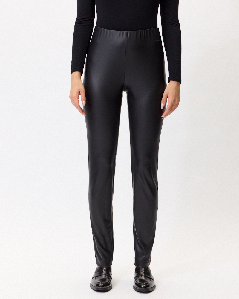 FAKE-LEDER-LEGGINGS N