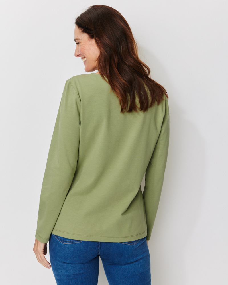 Basic-Rundhalsshirt