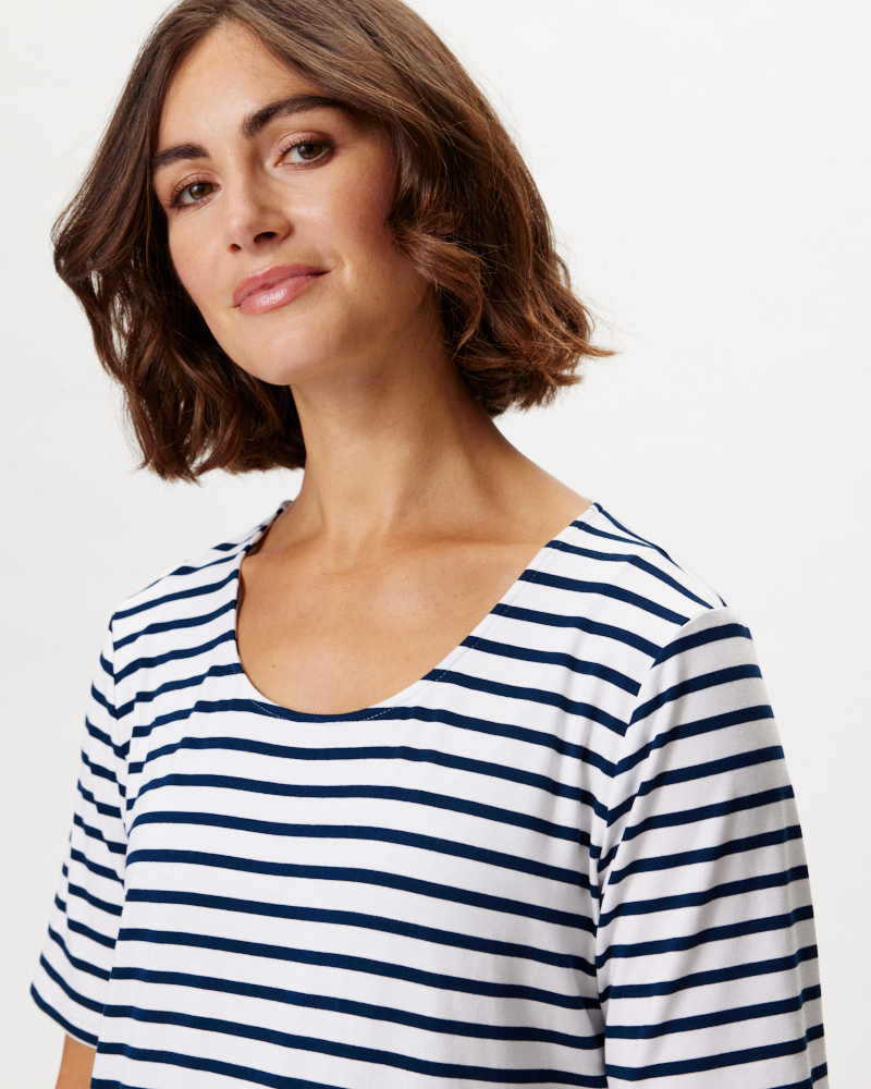 RINGELSHIRT MIT HALBARM