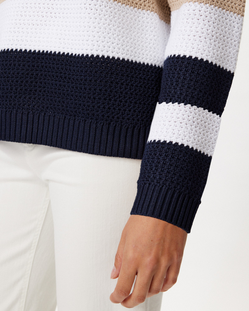 SOMMERPULLI MIT STREIFEN