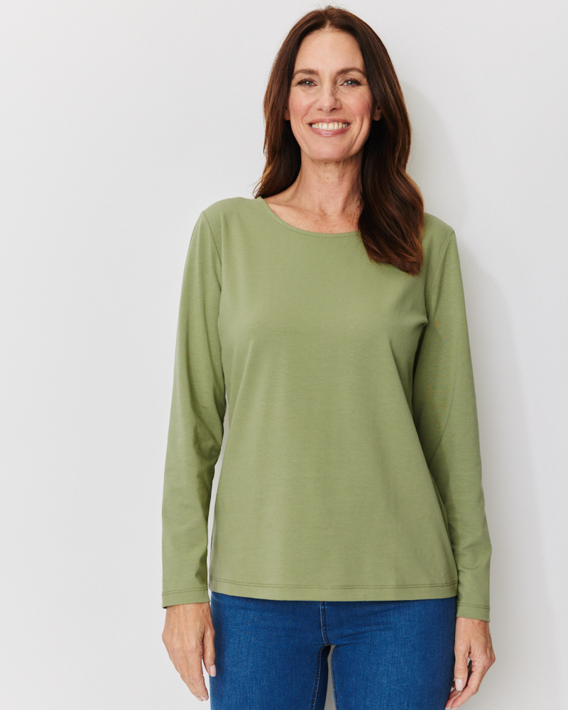 Basic-Rundhalsshirt