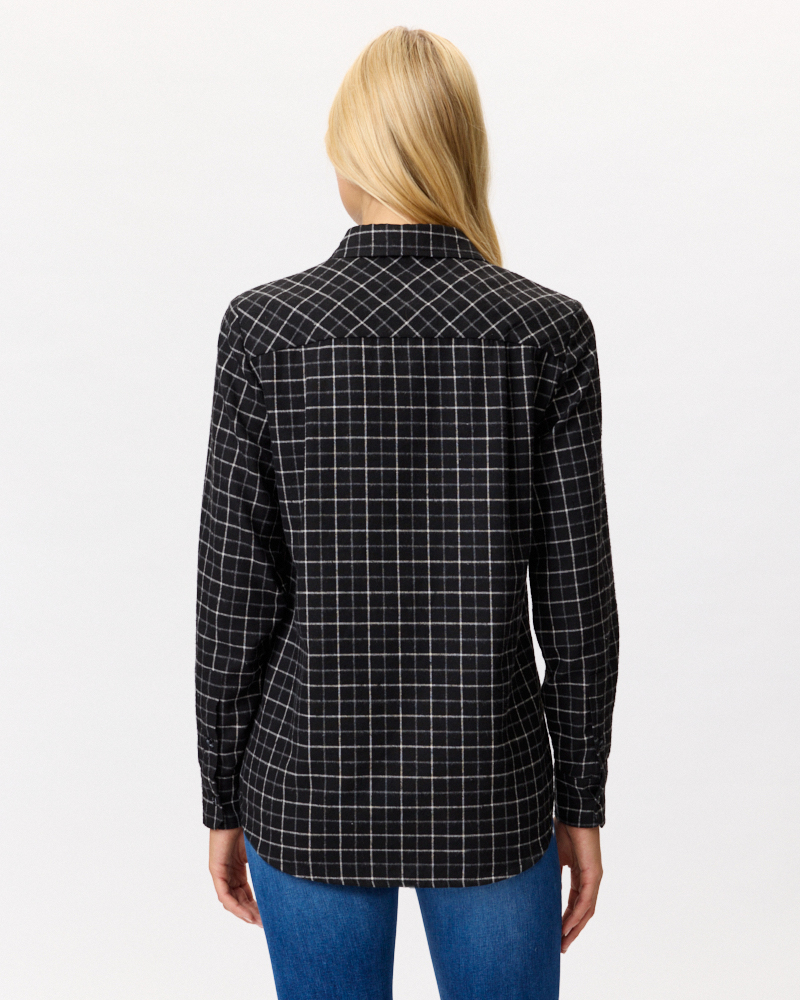 LOCKERE FLANELL-BLUSE