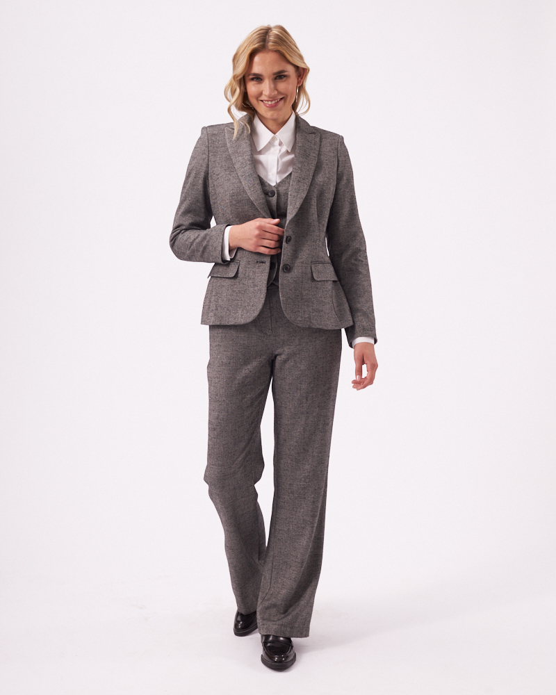 ANZUGHOSE N IN FLANELL-OPTIK