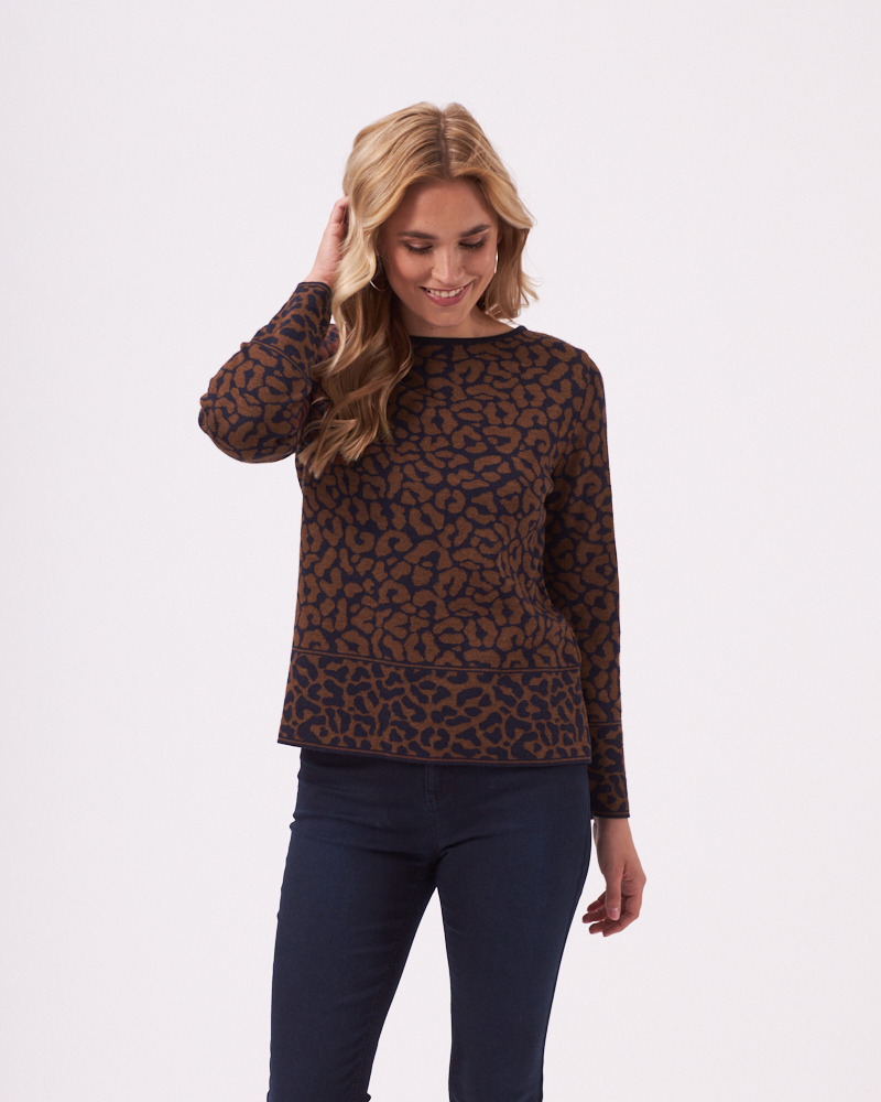 LOCKERER JACQUARD-PULLI