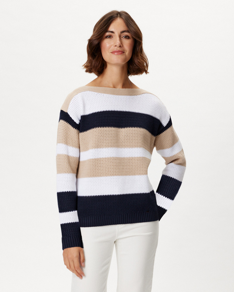 SOMMERPULLI MIT STREIFEN