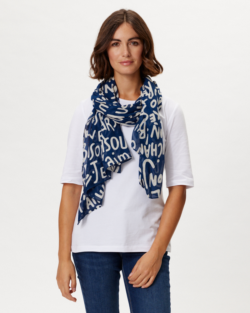 BUCHSTABEN-SCHAL VON CODELLO