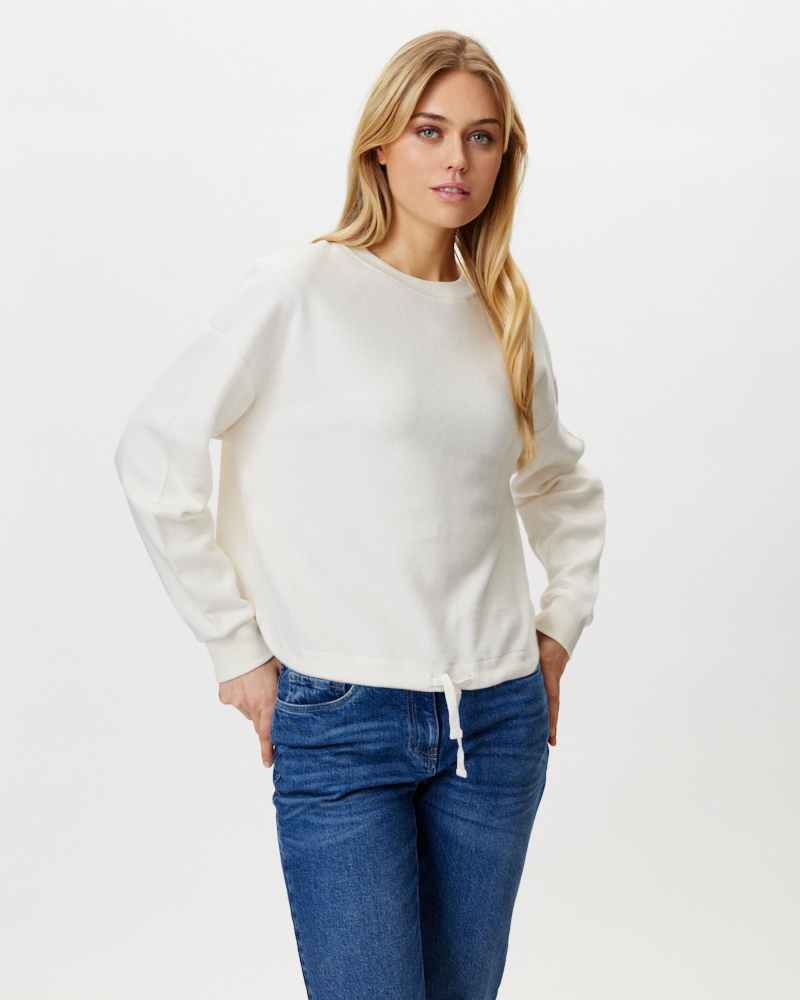 SWEATSHIRT MIT KORDELZUG