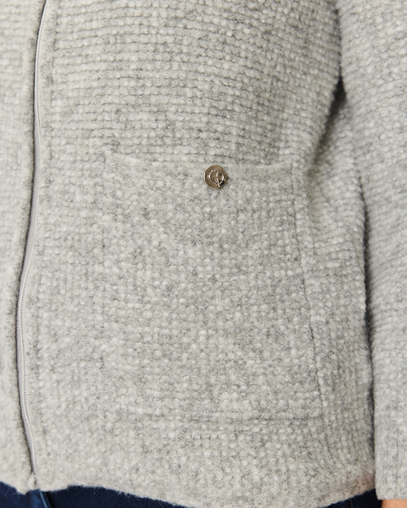 Strickjacke mit Stehkragen von NAVIGAZIONE