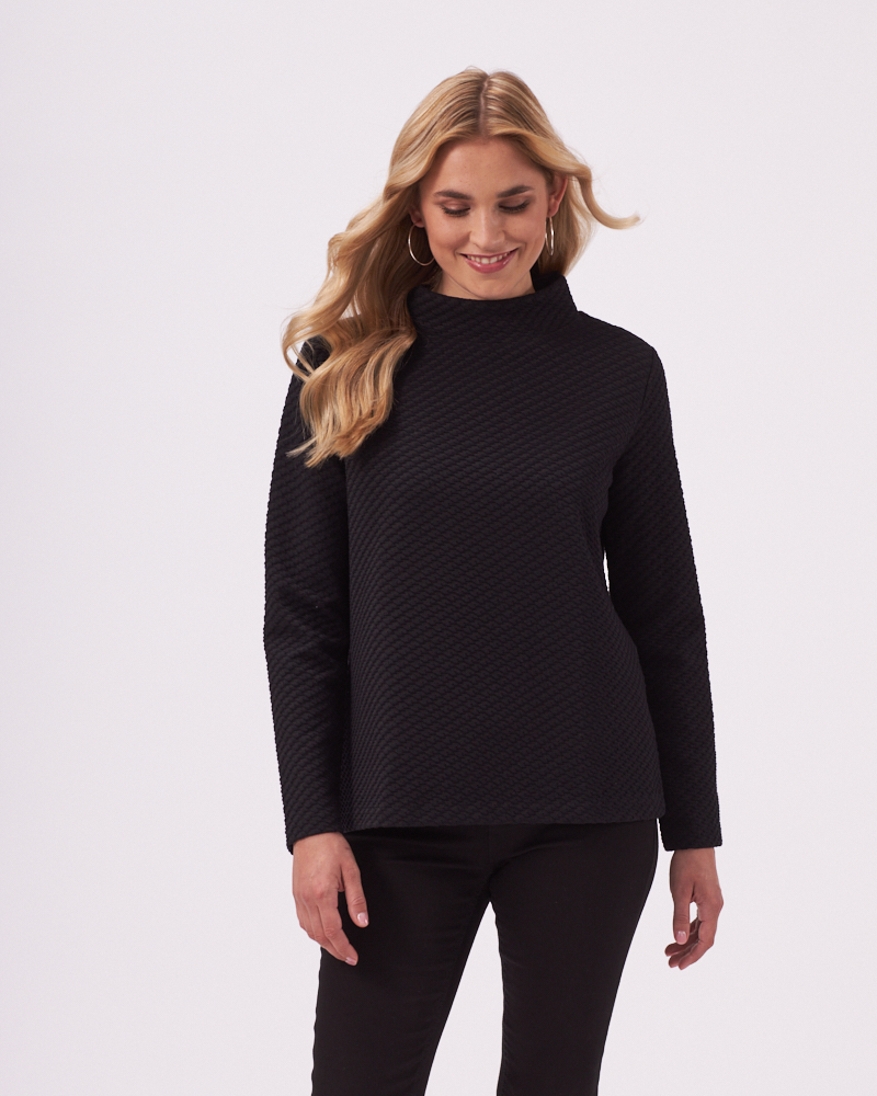 SWEATSHIRT MIT STEHBUND