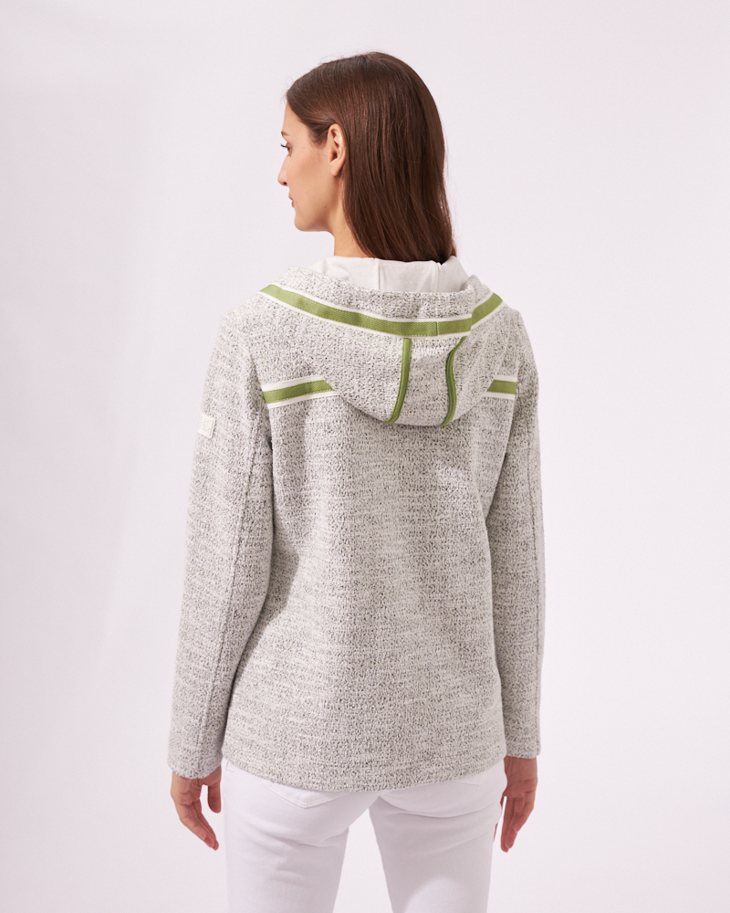 BOUCLE-SWEATJACKE