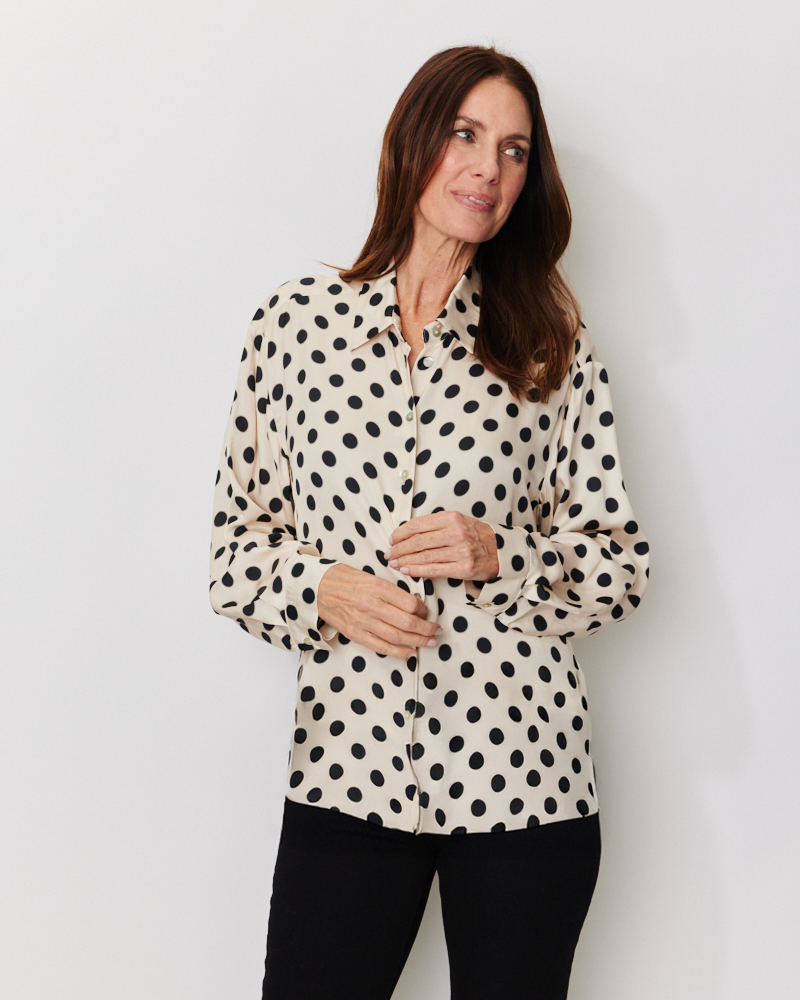 Elegante Schluppenbluse von LAS AMAS