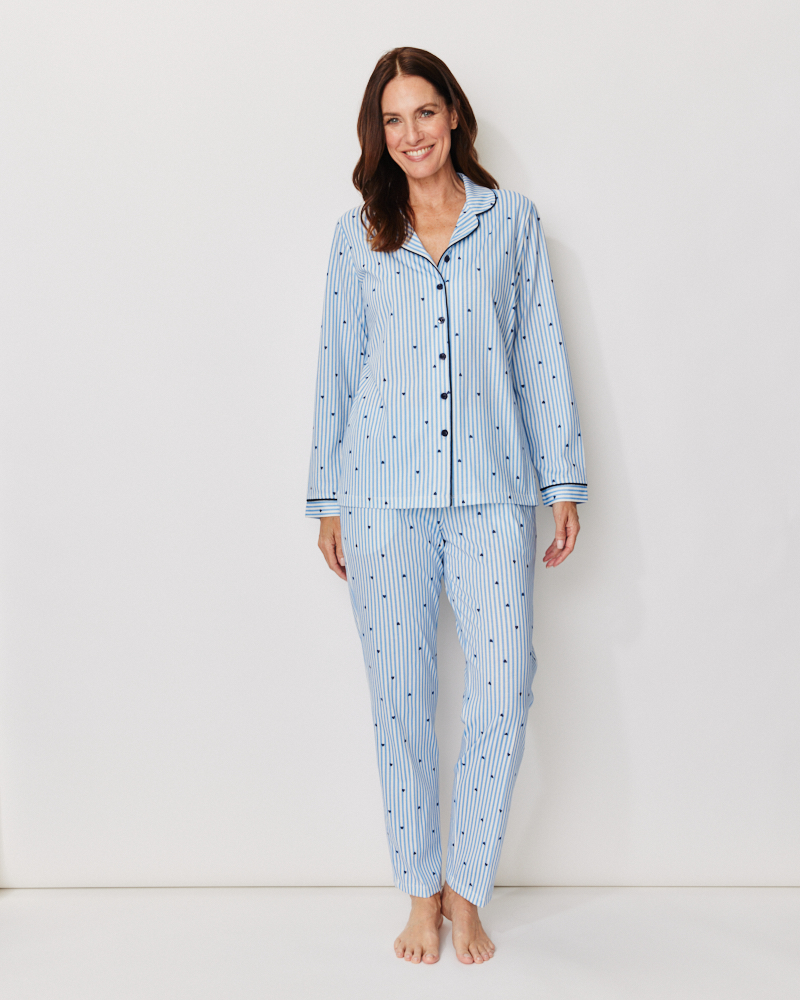 Gemusterter Pyjama N