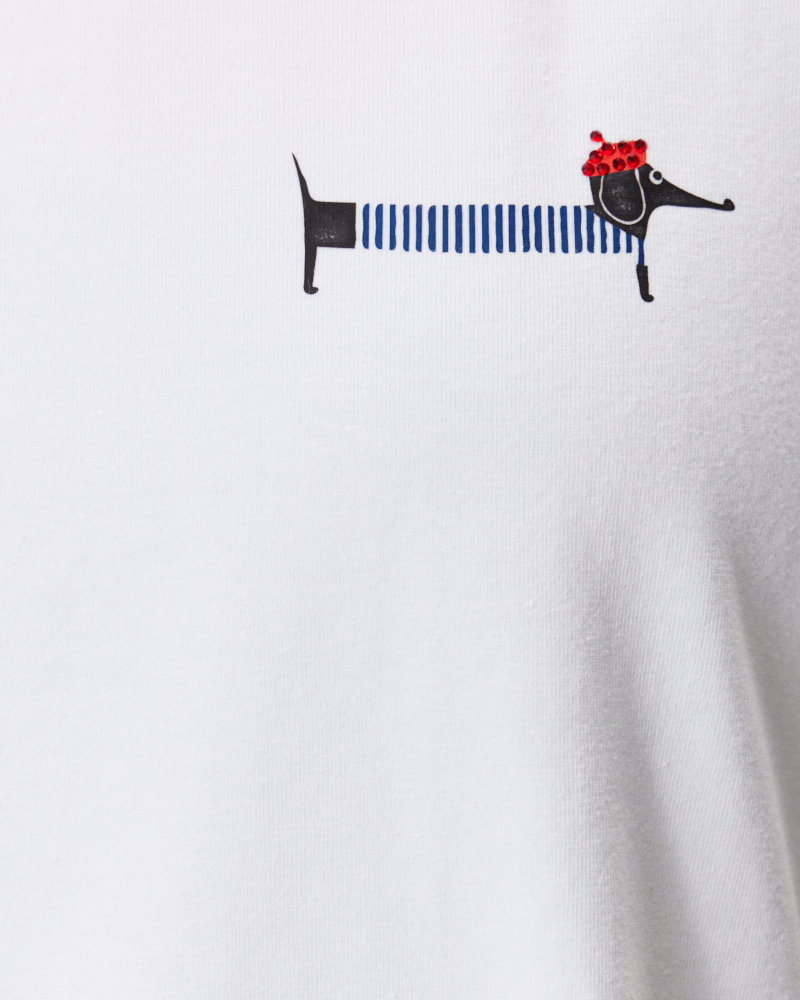 SHIRT MIT DACKEL-MOTIV