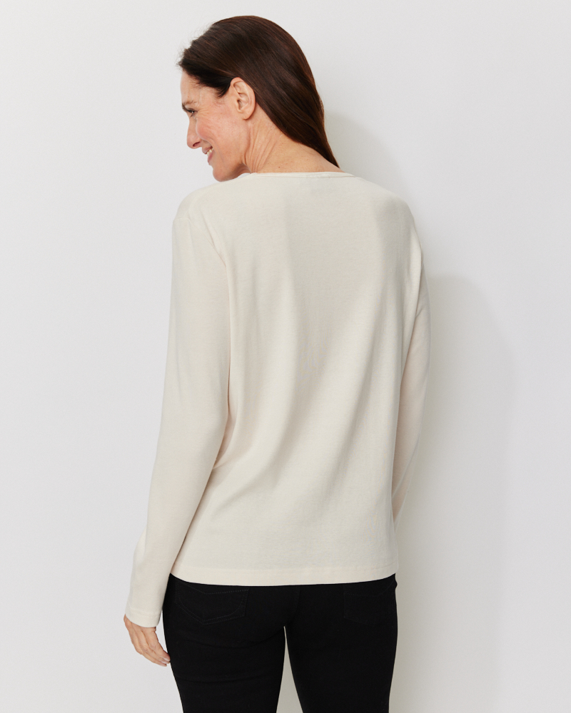 Shirt aus Rippware von NAVIGAZIONE