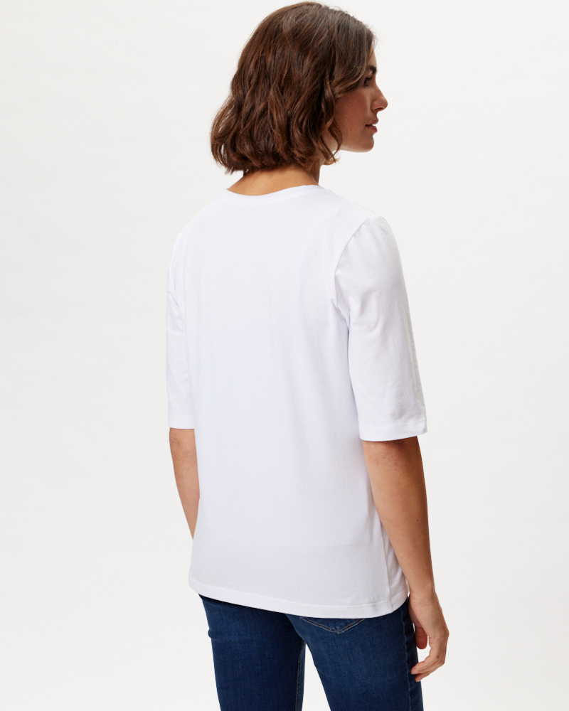 Basic-Shirt mit Rundhals-Ausschnitt