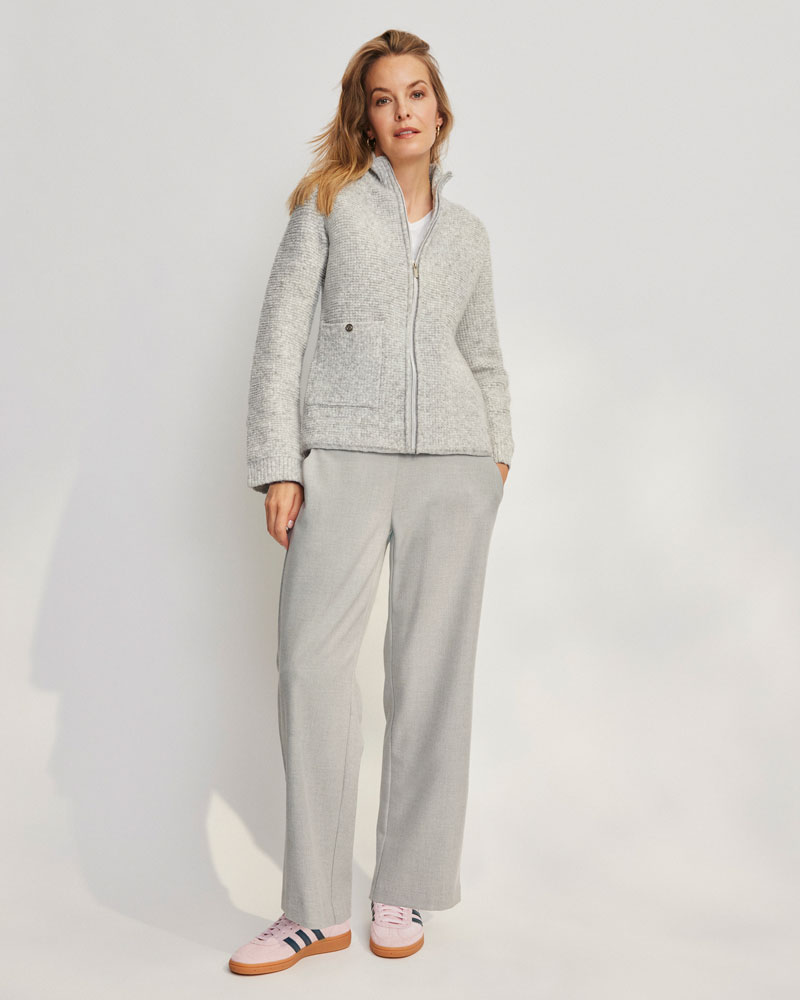 Strickjacke mit Stehkragen von NAVIGAZIONE